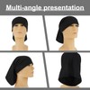 4 Pcs Loc Sock Dread Cap for Men, Elastic Loc