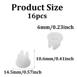 Runseaway 16Pcs 110 Degree Flat Fan Spray Nozzle Tips Set, 0.8mm Aperture Plastic Spray Tips for Backpack Sprayer Agricultural Greenhouse Garden Weeding Equipment（White）