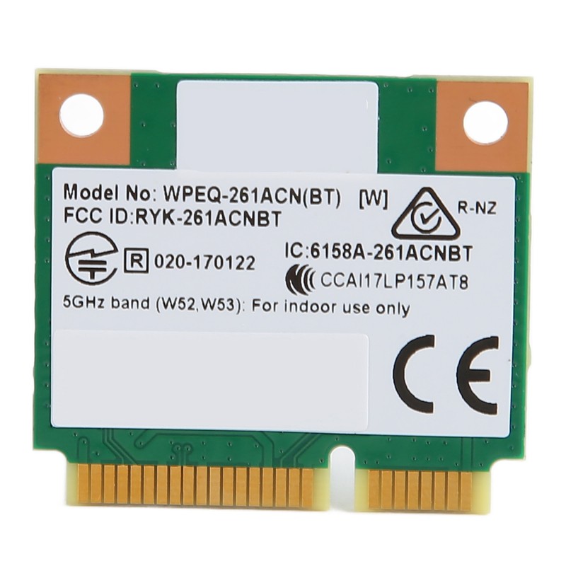 WIFI Card 2.4Ghz 5Ghz Dual Band BT 4.1 Mini PCIE