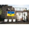 Ukraine Trident Flag 3x5FT Ukrainian National Flag Vibrant Color Fade