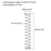 sourcing map Compression Spring, 304 Stainless Steel Compression Springs, Silver