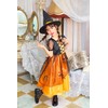 クリアストーン(Clearstone) コスプレ ハロウィン メロディドレス キッズ 120cm 女の子 オレンジ