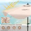 Tangkula 9Ft Patio Umbrella, Outdoor Umbrella with Crank Handle, Push