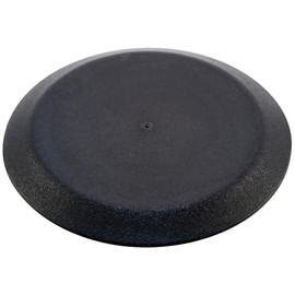 1" 1 inch Flush Mount Black Plastic Body and Sheet Metal Hole Plug Qty 1