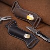 Gentlestache Leather Knife Sheaths for Belt, Pocket Knife Holder, EDC