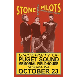 STONE TEMPLE PILOTS REPLICA 1991 CONCERT POSTER