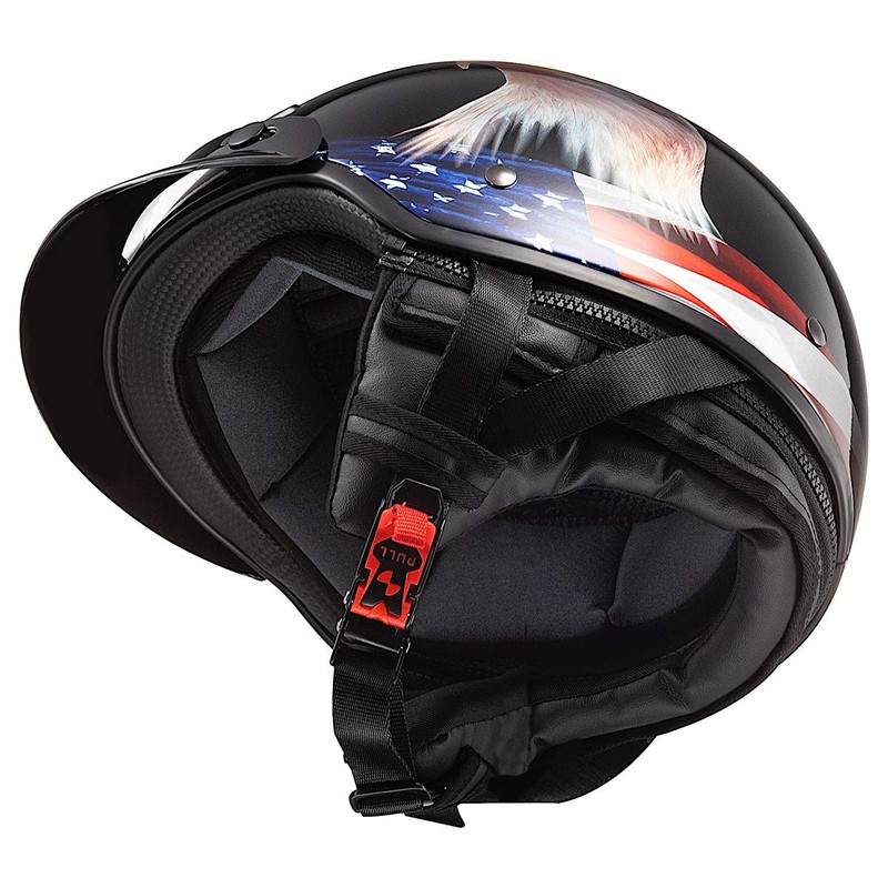 LS2 Helmets Bagger Motorcycle Half Helmet (Murica - 2X-Large)