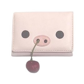 pont du monde Wallet Trifold Wallet Purse Animal, Pink
