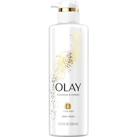 Olay, Jabón Corporal Limpiador y Reafirmante Con Vitamina B3 y Colágeno, 17.9 Fl Oz