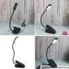 4LEDs USB Rechargeable Light Dimmable 360 Degree Flexible Clip on