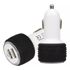 Maíz Plug In Cargador Para Auto 2puertos Usb 5v 2.1a Carga Rapida