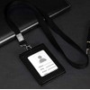 1 x Black Multipurpose Durable Leather Business Card ID Credit