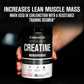 Creatine Monohydrate Powder 578g - Creatine Supplement for Muscle Growth, Increased Strength, Enhanced Energy Output and Improved Athletic Performance by Jacked Factory - 85 Servings, Cherry Limeade