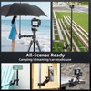 BRDRC Double Clamp Mount Umbrella Holder Camera Pole Bracket for
