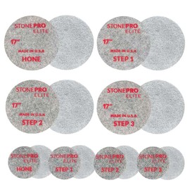 StonePro Elite Diamond Impregnated Pads (17 inch Step 2)