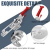 2 Pack Toggle Latch Clamp, Heavy Duty Latches, 2000Lbs Holding
