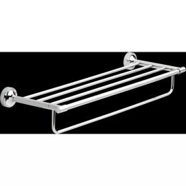 Better Homes & Gardens Bath Chandler 24" Towel Shelf w/ 1 Bar Chrome Finish