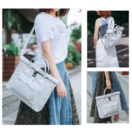 Wxnow - Mochila bandolera convertible para mujer de 15.6 pulgadas, Azul glaciar, One_Size, Mochilas de mano