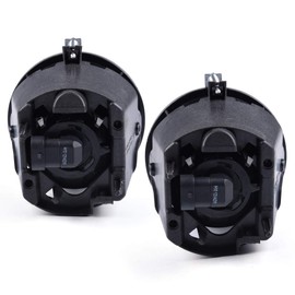 HaoTang Fog Lights Compatible with 05-10 Jeep Grand Cherokee/06-10 Jeep Commander/2005-2009 Dodge Dakota Bumper Driving Fog Lamps with Bulb Smoky Lens Left/Right