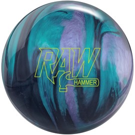 Hammer Raw Black/Purple/Teal Bowling Ball 14lbs