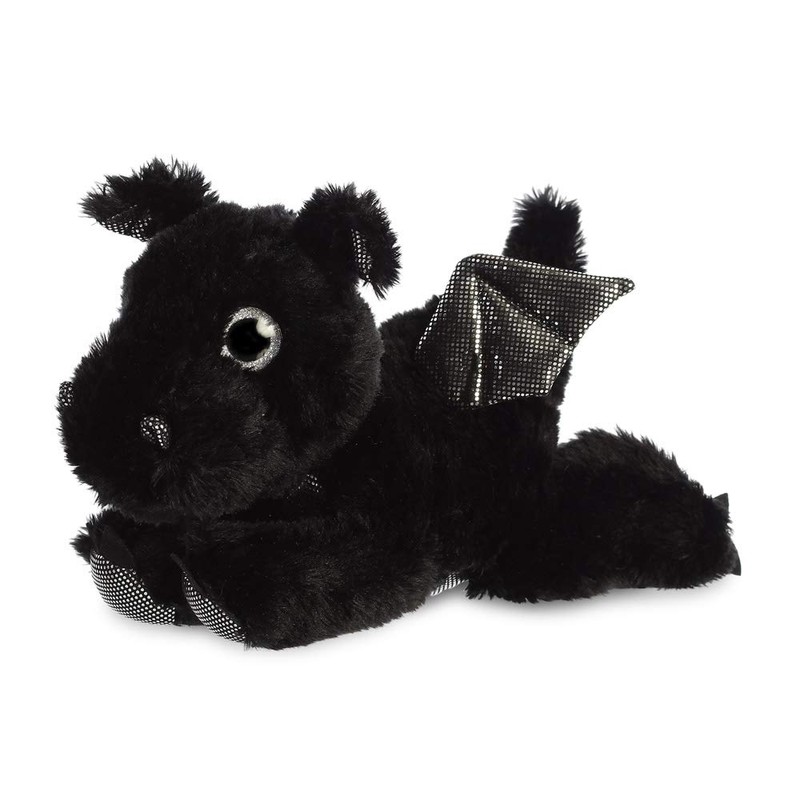 Aurora, 61017, Sparkle Tales, Onyx Dragon, 12In, Soft Toy, Black