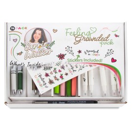 Pentel Carrie Walker Feeling Grounded Journaling Writing and Journaling Kit, Gel Pens/Markers/Brush Pens Variety, 14 Pieces