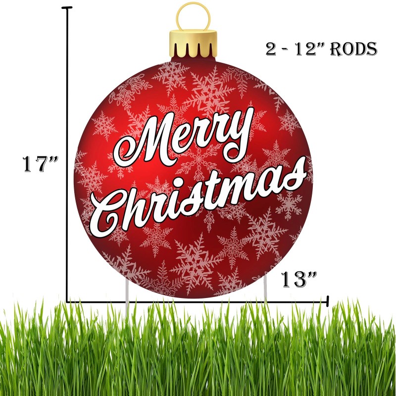 Rogue River Tactical Christmas Classic Yard Sign for Home Decor