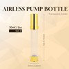 6Pcs 1oz 30ml Clear Airless Pump Bottles with Funnel, Refillable
