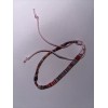 Boho NEW BOHO BRAID THREAD FRIENDSHIP BRACELET ADJUSTABLE THICKER PINK