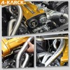 A-KARCK 304 Stainless Steel Pie Cuts, 3'' Exhaust Pipe with