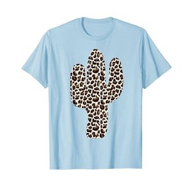 Western Leopard print cactus graphic used Vintage Retro T-Shirt