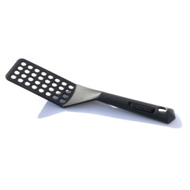 Black Nonstick Slotted Spatula/Turner for Crepes, Brownies, Lasagna
