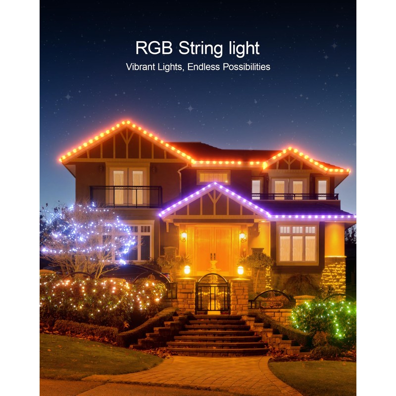 Ariceleo Fairy Lights 32.8 ft USB Powered RGB String Lights