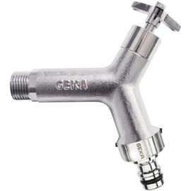 GEKA plus 46.8125.8 Designer Tap, Male Thread on Inlet/Spout G1/2|G3/4, Can be Combined with All Standard Plug Systems, Tap