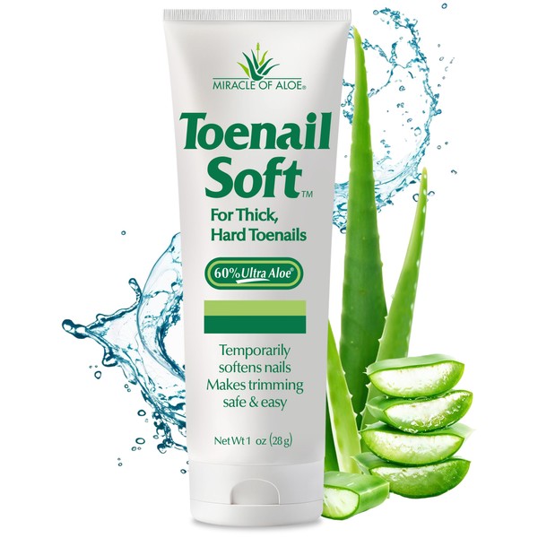 Toenail Softener for Thick Hard Toenails - Safe for Seniors