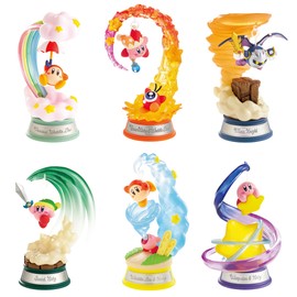 Re-Ment Kirby of the Stars Swing Kirby BOX product, all 6 types, 6 pieces included, made of PVC