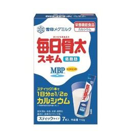 Megmilk Snow Brand Daily Boned MBP Skim Stick Type, 0.6 oz (16 g) x 7 Bottles x 5 Sets
