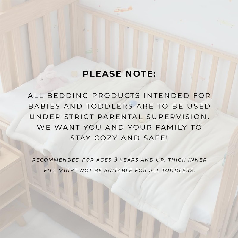 Coma Inducer Wolf Bunny Toddler Comforter - Gunpowder Black