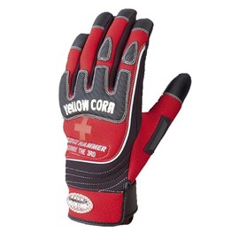 イエローコーン レイングローブ レッドYG-084R-RE-M