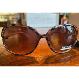 Revlon Women's Tortoise Fashion Plastic Sunglasses, Orange Lenses WIC#929952