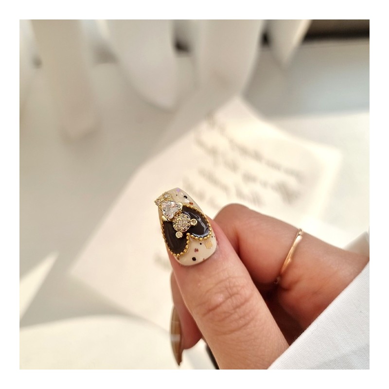 Love Bear Handmade Nail Tips - Square / 러브 베어