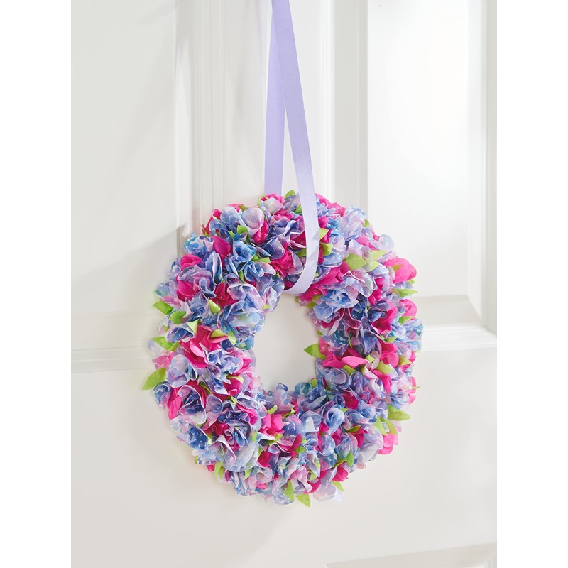 Flat styrofoam ring, white, diameter approx. 17 cm