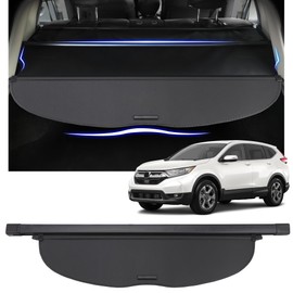 Fannyc Cargo Cover Fit for Honda CRV 2017 2018 2019 2020 2021 2022 Accessories,Retractable Rear Trunk Cover Luggage Security Shield Shade Cover