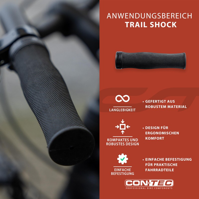 'Contec "Trail Shock D2 Dual Compound Handlebar Clamp Bicycle Handlebar
