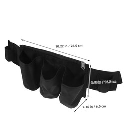 Ipetboom Massage Oil Bag Essential Oil Waist-worn Case Compact Comfortable for Masseurs Go