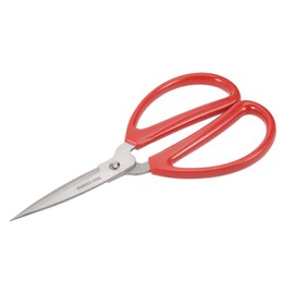 uxcell 7.7 Inch Stainless Steel Scissor for Office Home Cutting, Straight Red Handle