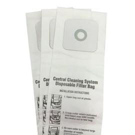 MaxLLTo Replacement 3 Piece Set Vacuum Bags for Nutone Central Vacuums 6 Gallon CV-350 CV-352 CV-353 CV-450 CV-653 CV-750 PP-500 PP-600 PP-650