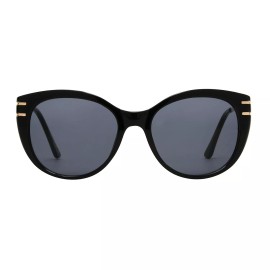 Panama Jack Classic Black & Gold Cat Eye Sunglasses