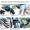 Lurowo Bicycle Speedometer with LCD Display Wireless MTB Bike Cycle