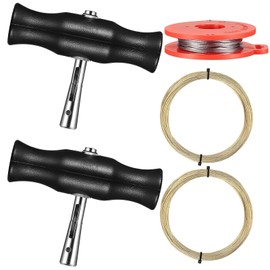 Pack of 5 Windscreen Removal Tools, Car Window Removal Tool, 3 Window Glass Cutting Wire and 2 Handles, Universal Windscreen Tool, Car Windscreen Removal Tool